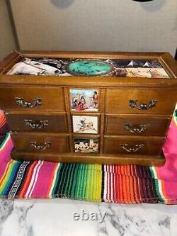 Vintage western/native american jewelry box