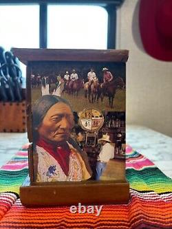 Vintage western/native american jewelry box