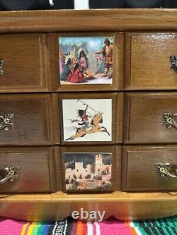 Vintage western/native american jewelry box