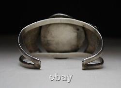 Vintager Navajo Native American Sterling Silver Turquoise Cuff Bracelet