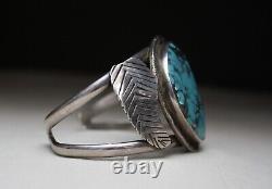 Vintager Navajo Native American Sterling Silver Turquoise Cuff Bracelet