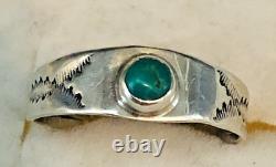 Vtg. 1940s Lot 10 Silver & Turquoise Rings UITA Trading Post + ERs & &racelet
