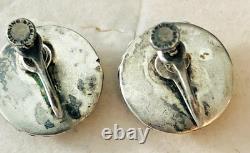 Vtg. 1940s Lot 10 Silver & Turquoise Rings UITA Trading Post + ERs & &racelet