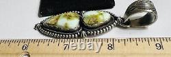 Vtg AMAZING Palomino Turquoise Sterling Silver Ring Pendant Set Lot Mark Yazzie