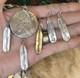 Vtg Fred Guerrero Native American 925 Silver Jewelry Set 30 In Necklace/Earrings