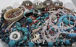 Vtg Modern Southwestern & Native Jewelry Lot Ready 2 Wear Repair Cuffs Conchos