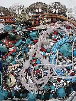 Vtg Modern Southwestern & Native Jewelry Lot Ready 2 Wear Repair Cuffs Conchos