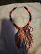 Vtg Native American Southwestern Seed Beade Strands 20 Torsade Necklace