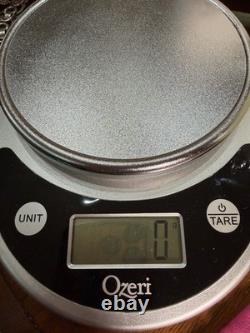 Vtg Pawn Shop Navajo Indian Old Coin Silver & Turquoise Cuff Bracelet EUC