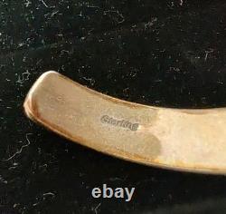Vtg Sterling Silver Bangle Signed T Heard Museum Native American Bracelet 32 G