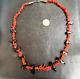 Vtg. Zuni Native American Red Coral Beaded Animal Multi Stone Necklace Southwest