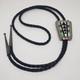 Vtg Zuni Nm Bolo Tie Signed Zeno & Maryann Edaikie Zme Sterling Silver