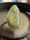 Wilson Padilla Turquoise Ring Signed Vintage Sterling Size 7.75