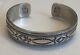 Wonderful Vintage Sterling Silver Navajo Sterling Cuff Bracelet Gilbert Begay