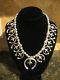 Xfine Rare Old Vintage Navajo Sterling Naja Necklace-108 Grams-a Beauty! No Res