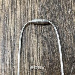 Zuni Liquid Silver Fetish Necklace Vintage Native American Jewelry
