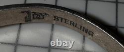 Zuni Turquoise Cuff Bracelet Sterling Silver Vintage c. 1970's